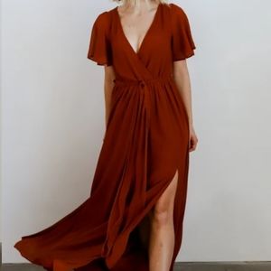 Baltic Born Brooklyn Rust Maxi Dress